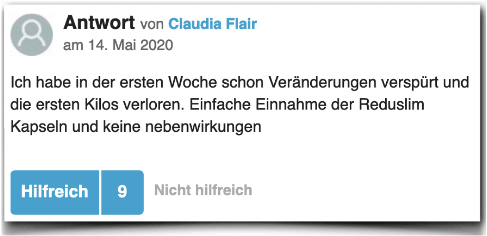 Reduslim Erfahrung Erfahrungen Erfahrungsbericht