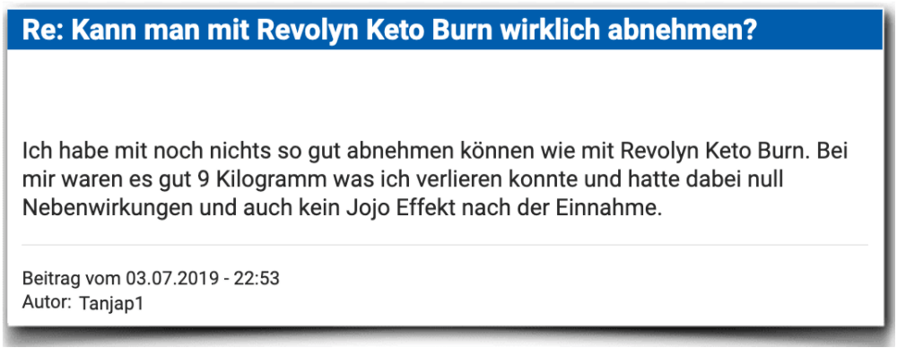 Revolyn Keto Burn Erfahrungsbericht Bewertung Kritik Revolyn Keto Burn