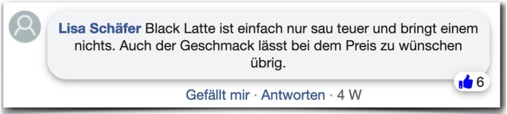 Black Latte Erfahrungsbericht Bewertung Kritik Erfahrungen