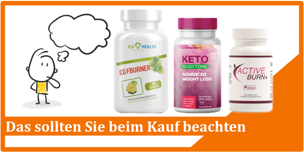 Verschiedene Abnehmtabletten Verpackungen Das sollten Sie beim Kauf beachten