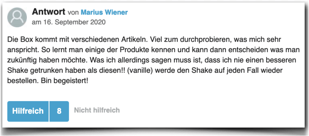 Foodspring Erfahrung Erfahrungen Erfahrungsbericht