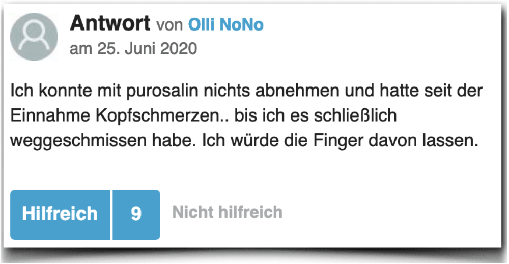 Purosalin Erfahrung Erfahrungen Erfahrungsbericht