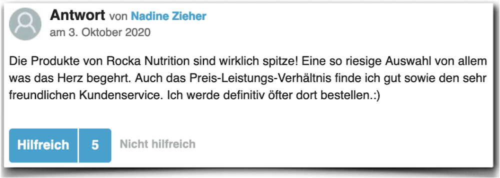 Rocka Nutrition Erfahrung Erfahrungen Erfahrungsbericht