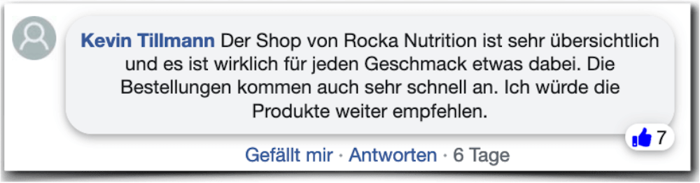 Rocka Nutrition Erfahrungsbericht Bewertung Kritik Erfahrungen