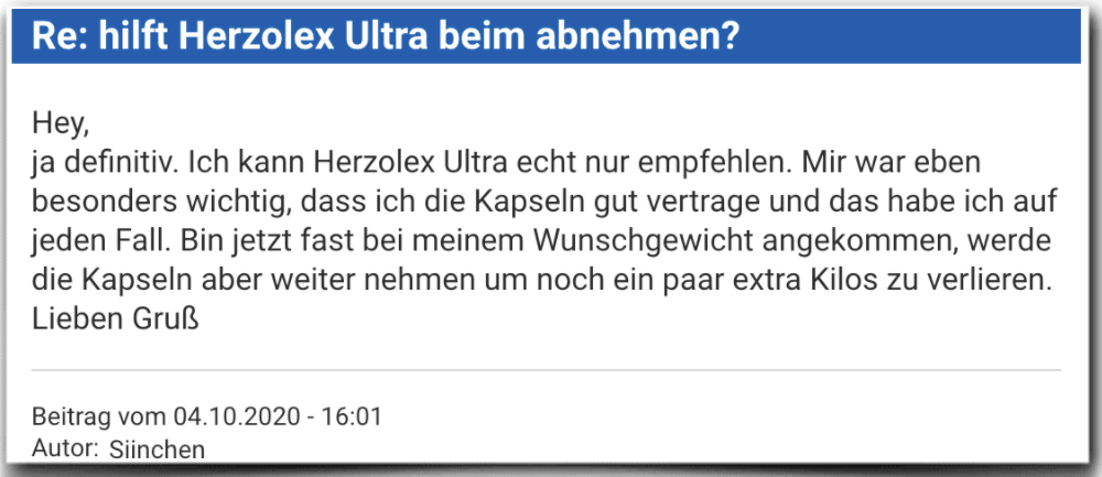 Herzolex Ultra Erfahrungsbericht Bewertung Kritik Herzolex Ultra