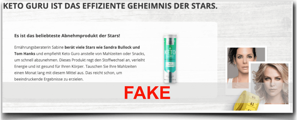 Keto Guru Werbung Promis