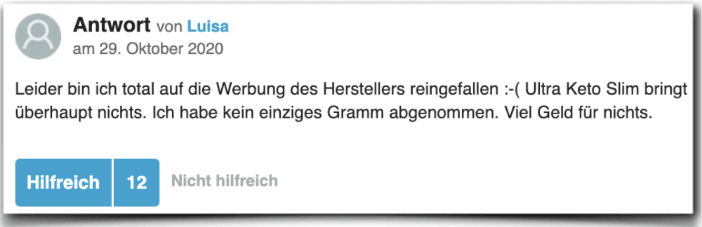 Ultra Keto Slim Erfahrung Erfahrungen Erfahrungsbericht