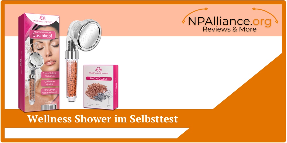 wellness shower duschkopf selbsttest test bewertung