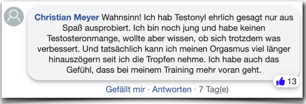 Testonyl Erfahrungsbericht Bewertung Kritik Erfahrungen