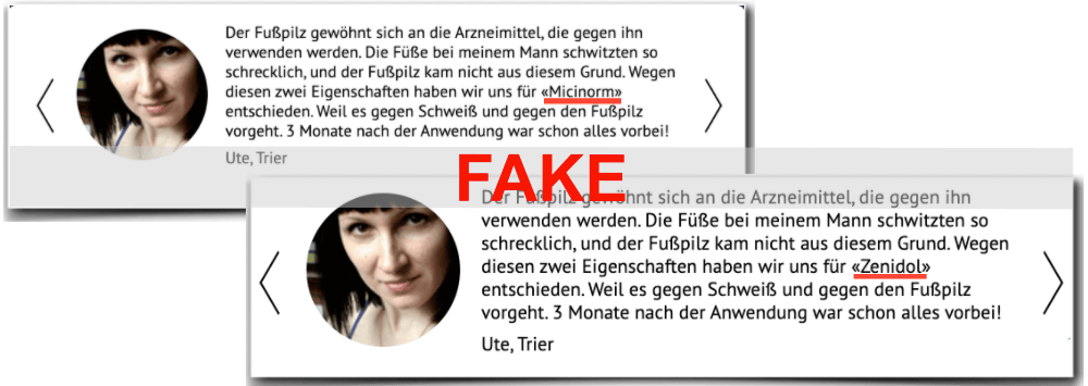 Zenidol Fake Erfahrungsberichte