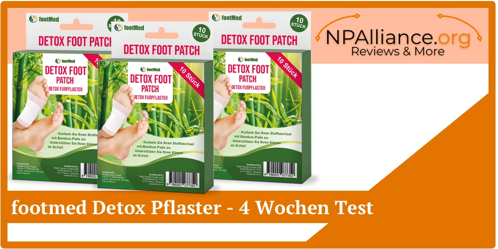 footmed detox fuß pflaster test wirkung erfahrungsbericht