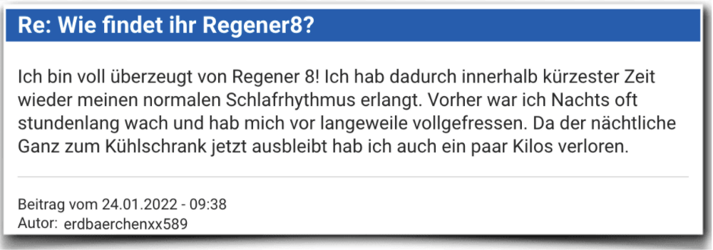 Regener 8 Erfahrungen Erfahrung Erfahrungsbericht Bewertung Regener 9