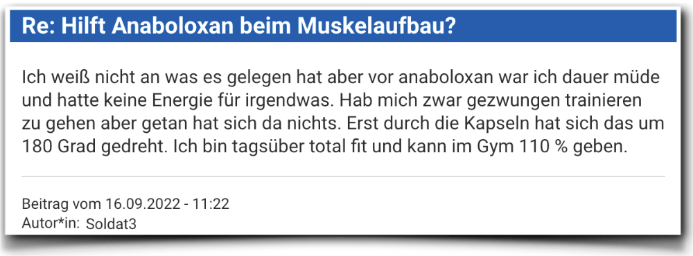 Anaboloxan Erfahrungen Erfahrung Erfahrungsbericht Bewertung Anaboloxan