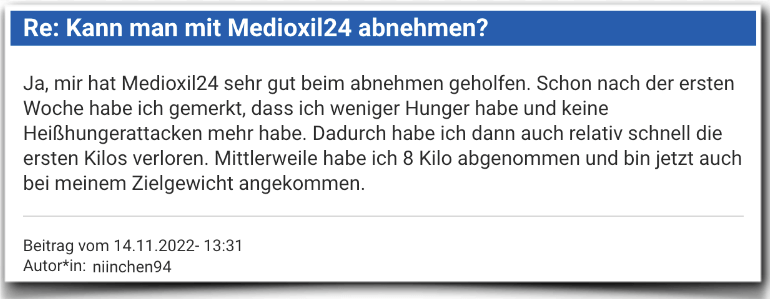 Medioxil24 Erfahrungsbericht Bewertung Erfahrungen Medioxil24