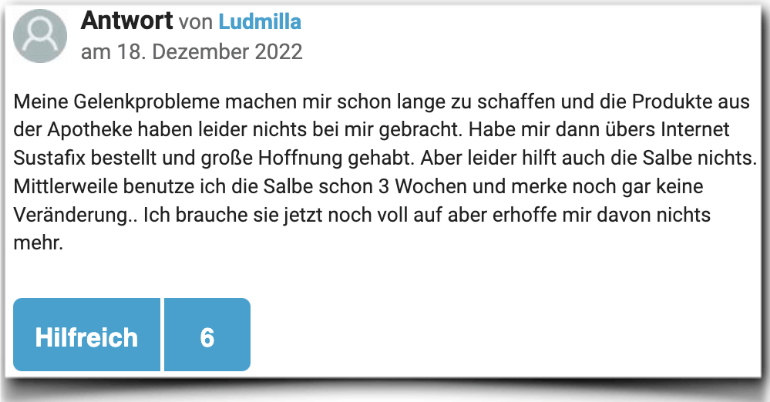 Sustafix Erfahrungen Erfahrungsberichte Erfahrung