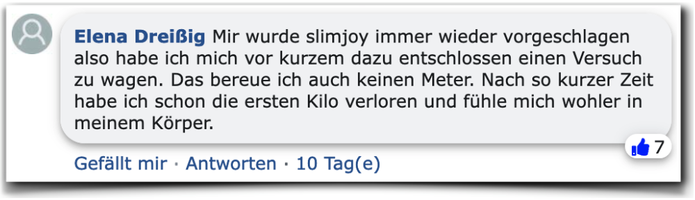 Slimjoy Erfahrungsbericht Bewertung Kritik Erfahrung