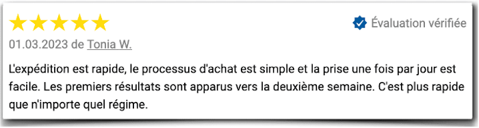 Gélules pour la ligne Témoignage Évaluation Critique Gélules pour la ligne